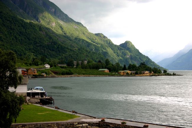 食後、部屋からの景色です