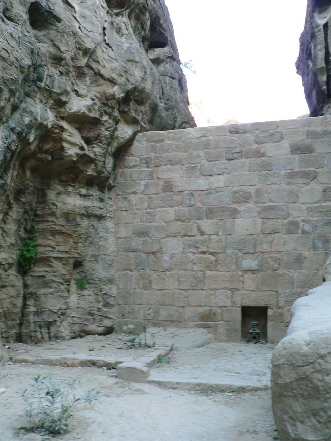 ナバティア時代の貯水ダム。