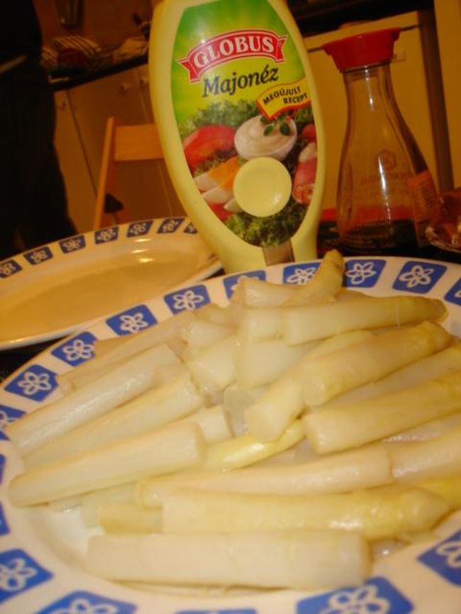 念願のホワイトアスパラガス。<br />うぅうぅーんんんんんっまいっ