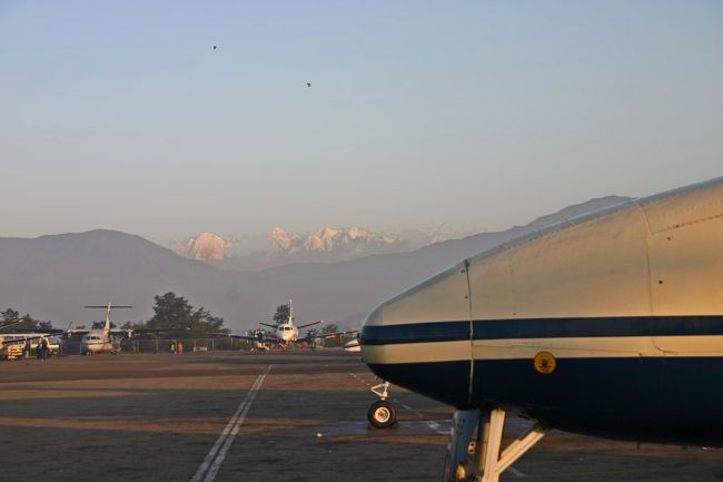 飛行場からの景色です