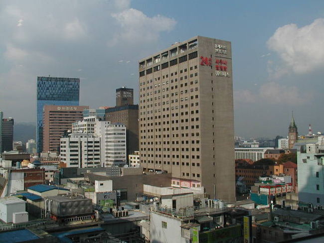 ソウル中心部を．．．．