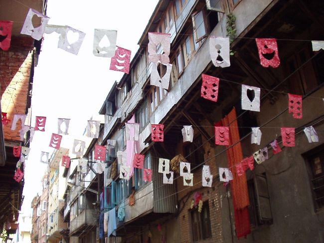 ティハール（お祭り）の飾りです