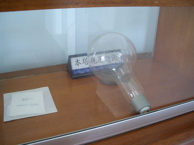 想像より小さい電球ですね！初めて見たと”なに？灯台用電球としても小さ過ぎだろう！？”と思ったけど、事実は目の前に...でもこの度良かったね、灯台に関するいろいろを見学し、用心深くなかった自らの過去も反省しました。