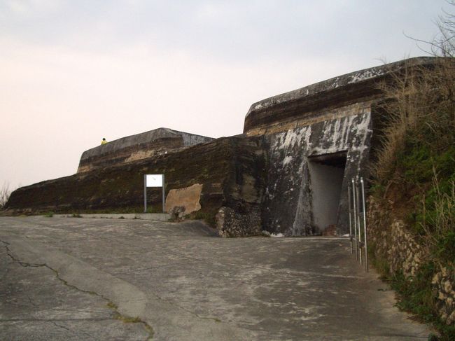 険しくない山道を上がったと旗後砲台に到着。またここにビールを飲もう！