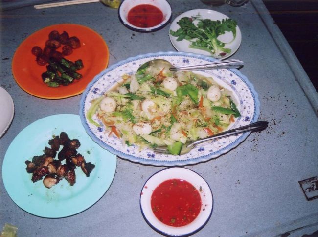 そして、じゃーーん。野菜。<br /><br />すごい量が出てきてびっくりですけど、でも、肉ばっかじゃいやなんだもん。<br />味付けはとてもあっさり。中華風ですね。