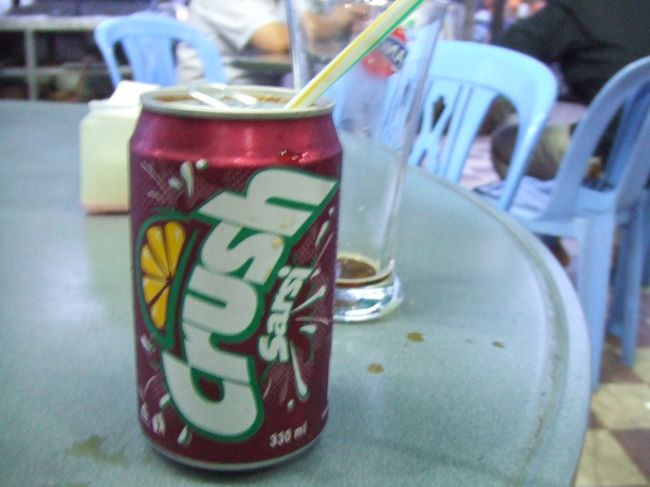 地元のジュースらしいですが、正直まずかった・・・。なんか湿布の味なんですけど？