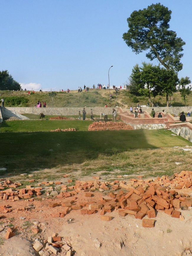パシュパティナート寺院の周辺の光景。