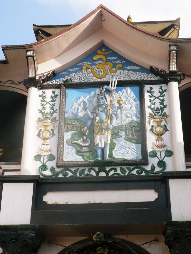 ネパール最大のヒンドゥー寺院、パシュパティナートの彫刻。