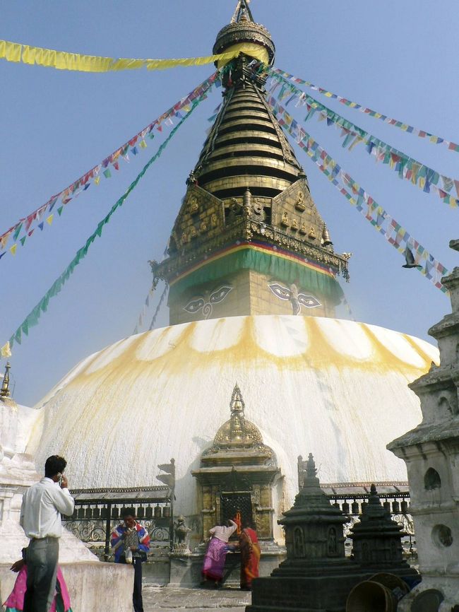 ネパール最古の仏教寺院、スワヤンブナート。