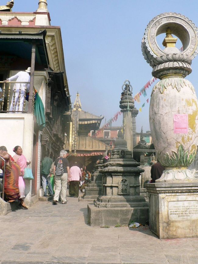 ネパール最古の仏教寺院、スワヤンブナート。