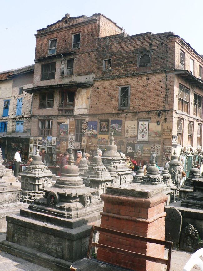 ネパール最古の仏教寺院、スワヤンブナート。