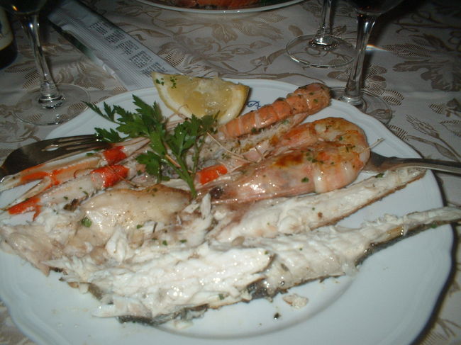 シーフードのグリル