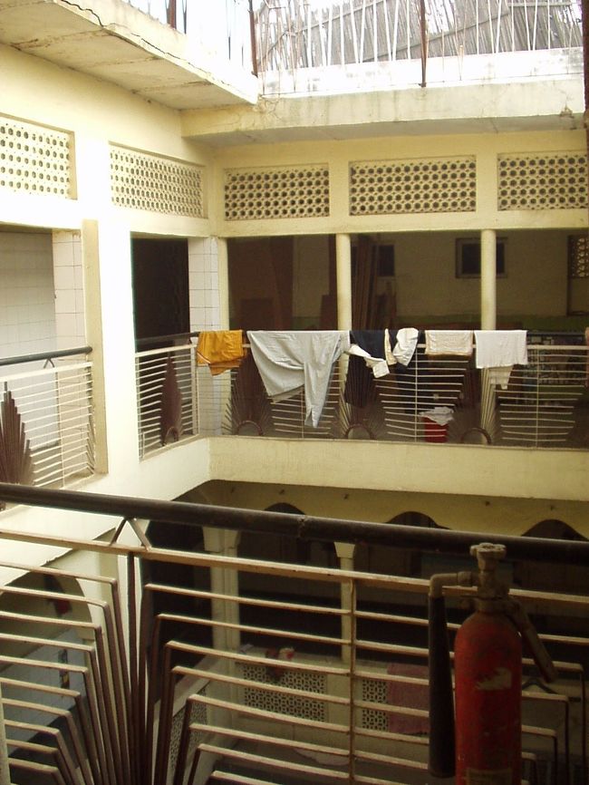 吹き抜けスペースを利用した洗濯干し技術？