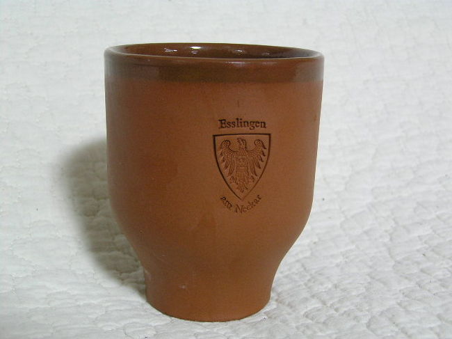 エスリンゲンのカップ・４<br />ここでも素焼きのカップ