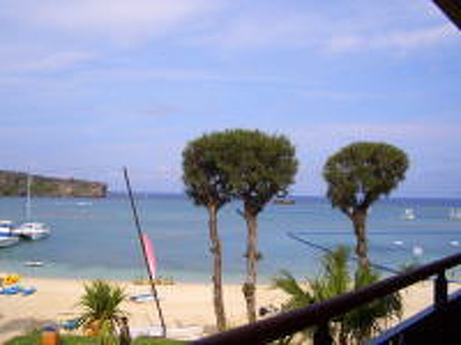 ビーチサイドテラスからの眺め