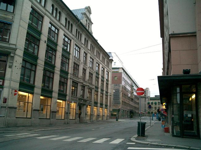 ホテルからの景色（街中）<br />ファーストホテル・ミレニアム泊