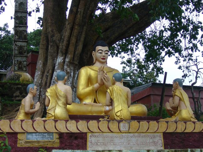 ブッダが説法しているところ？