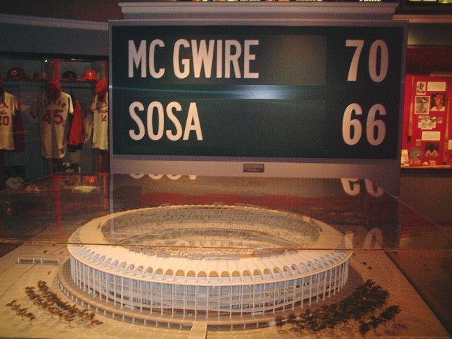 ブッシュスタジアムの模型