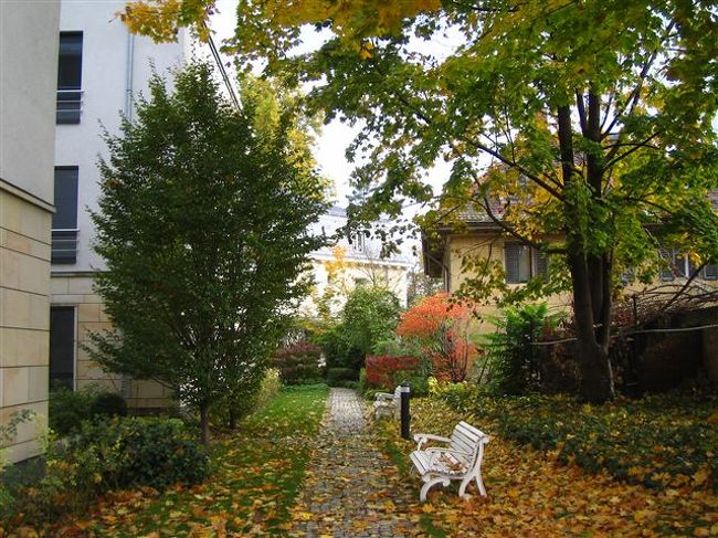 ケストナー・ミュージアムが営業しているのか確信が持てなかったため、お庭だけ拝見してきました。<br /><br />秋の紅葉がとても美しい。<br />