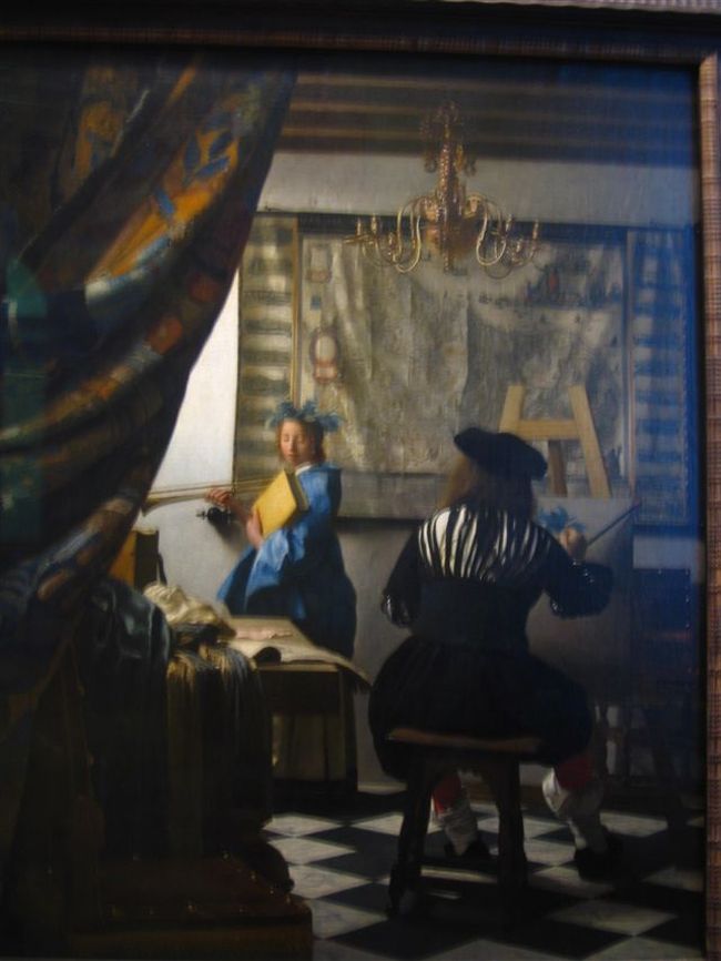 フェルメール『画家のアトリエ（別名:絵画芸術の寓意）』<br />彼の作品の中でも、素晴らしい作品だと思います。