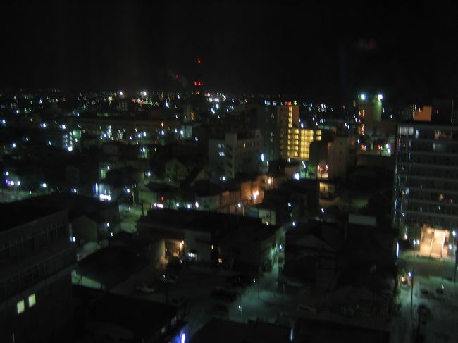 ホテルから見える夜景。