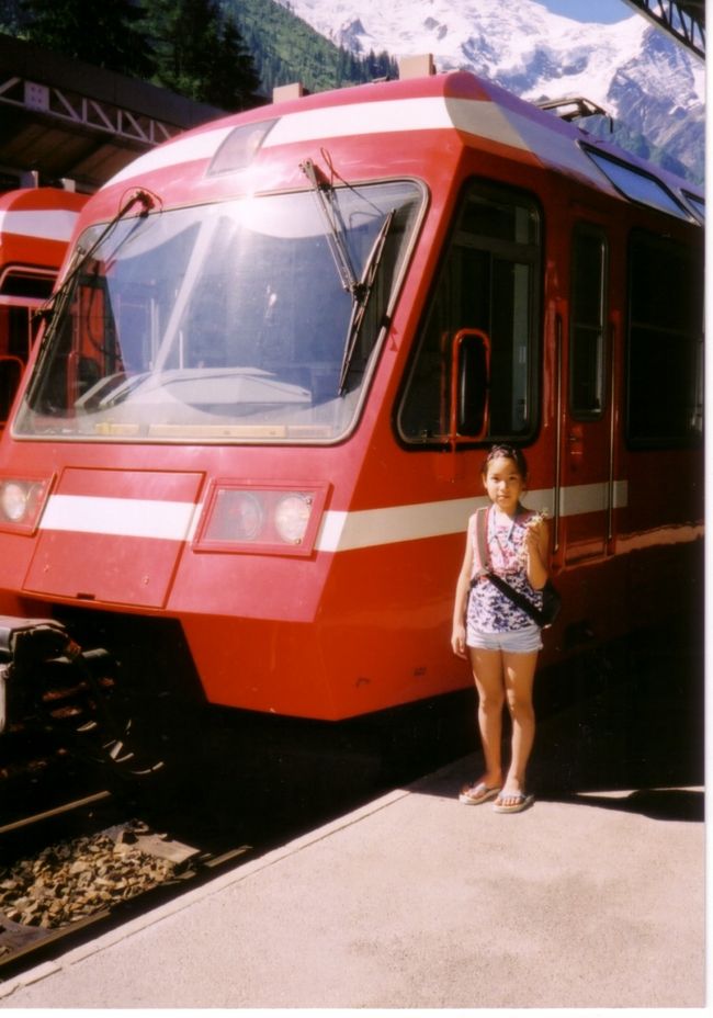 シャモニーの駅に到着。<br />