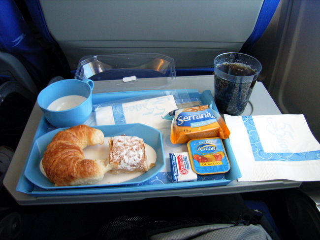 朝食。どれも美味しかった。