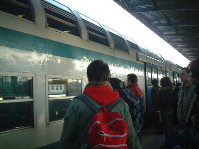 ９時50分発のパドヴァ行きです。