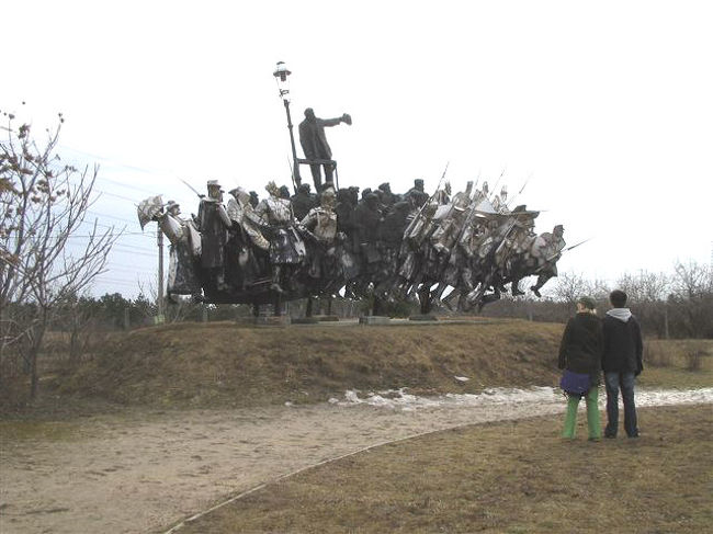 集団。<br />人と比較してみます。<br />･･･ただただ大きい。