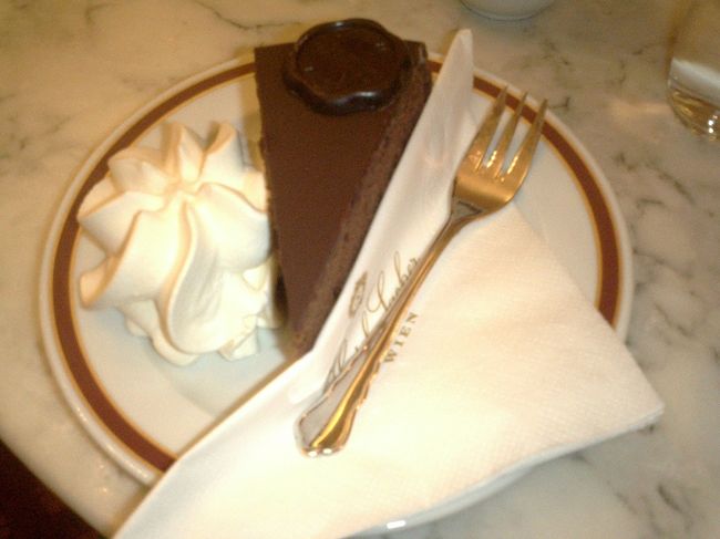 カフェザッハーのザッハトルテ