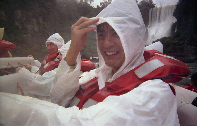 ボートに乗込む。ドキドキ♪