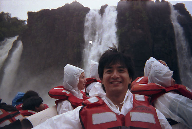 防水型カメラで良かった。此処でも記念撮影！