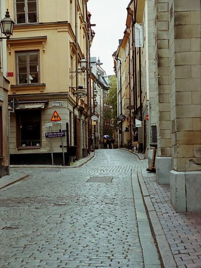 ストックホルムの街角。