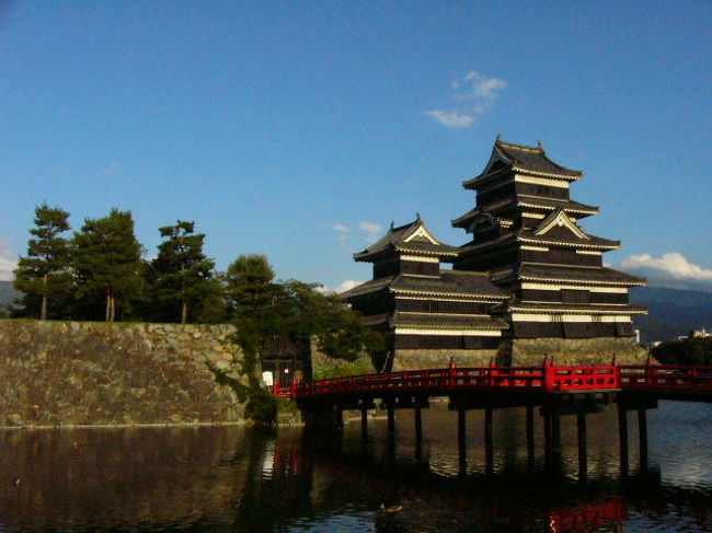 松本城☆夕暮れ時の感じがたまりません