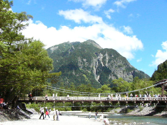 上高地への入り口河童橋☆