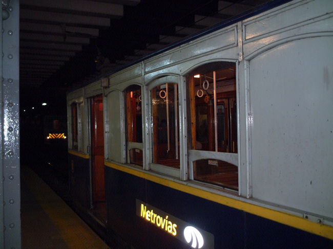 地下鉄Ｃライン<br />一番古い地下鉄<br />趣があっていい！