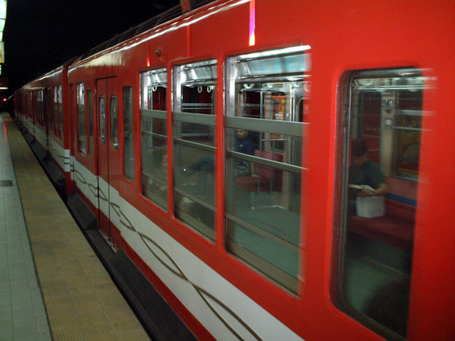 地下鉄Ｂライン<br />ん？どこかで見たことが・・・<br />って昔の丸の内線だ！！<br />その昔、後楽園連れて行ってもらったときの思い出が！<br />