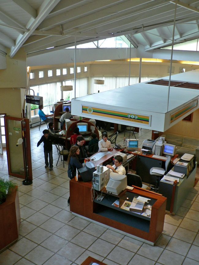 エル・カラファテのインターネット・カフェ。<br />