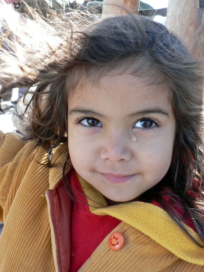 街で出会った少女。<br />