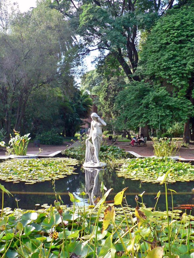 カルロス・タイス植物園の光景。<br />