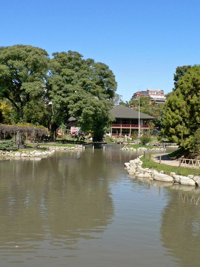 日本庭園の光景。<br />