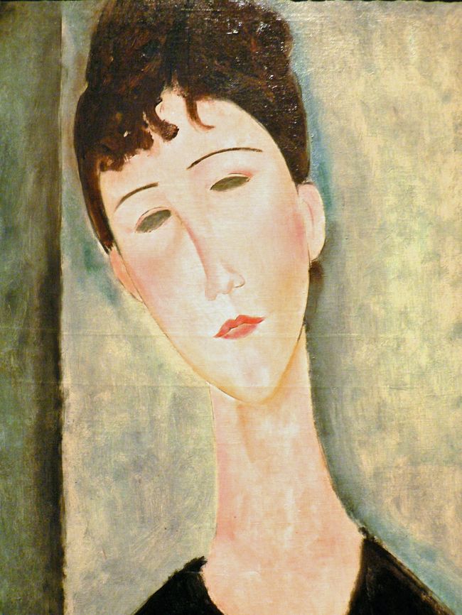 モジリアーニの作品。<br />