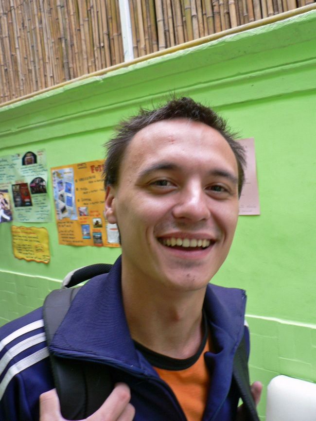 ホステルのスタッフ。<br /><br />