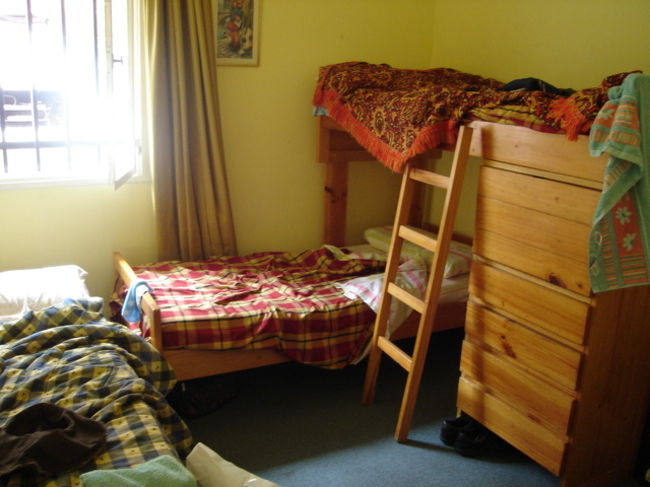 こちらが私達3人の寝室。すっごくくつろぎました（笑）