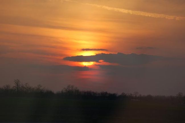 車でハンガリーブダペストへ<br />