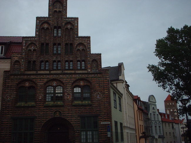 ホテルのある通り。