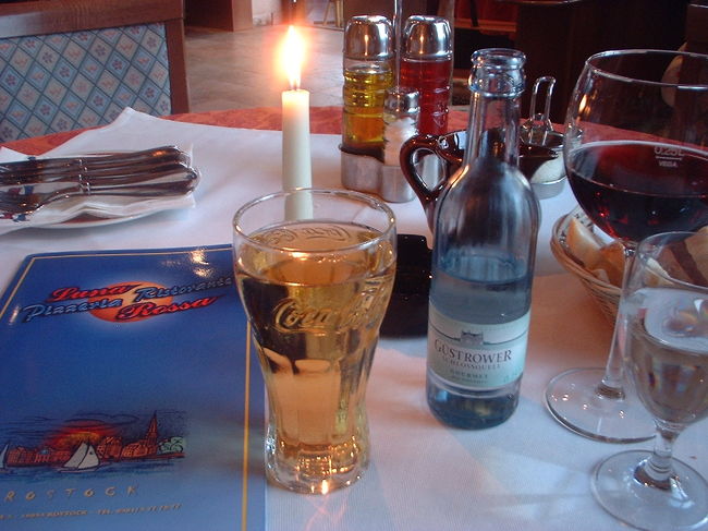 地上に戻ってきて、夕食。