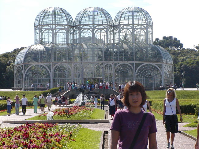 ジャルジン・ボタニコ（植物園）。クリチバの代表的な観光地。