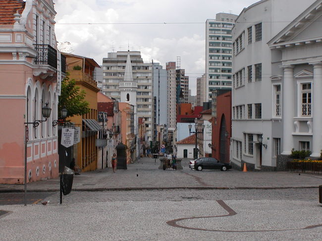 とても機能的に作られている町並み。ブラジルでは数少ないファベーラ（貧民街）が無い都市だと聞きました。