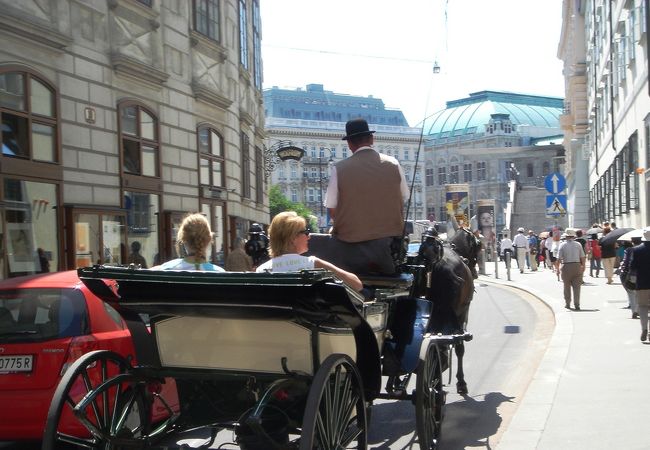 ホーフブルグ宮殿から<br />ウィーンの街